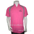 Men's polyester dry fit short sleeve custome golf shirt